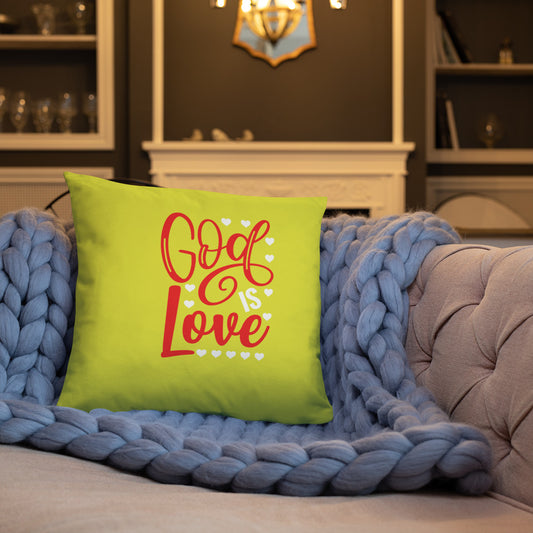 God is Love Basic Pillow