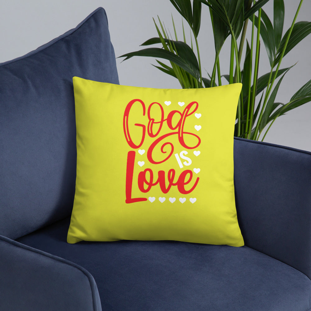 God is Love Basic Pillow