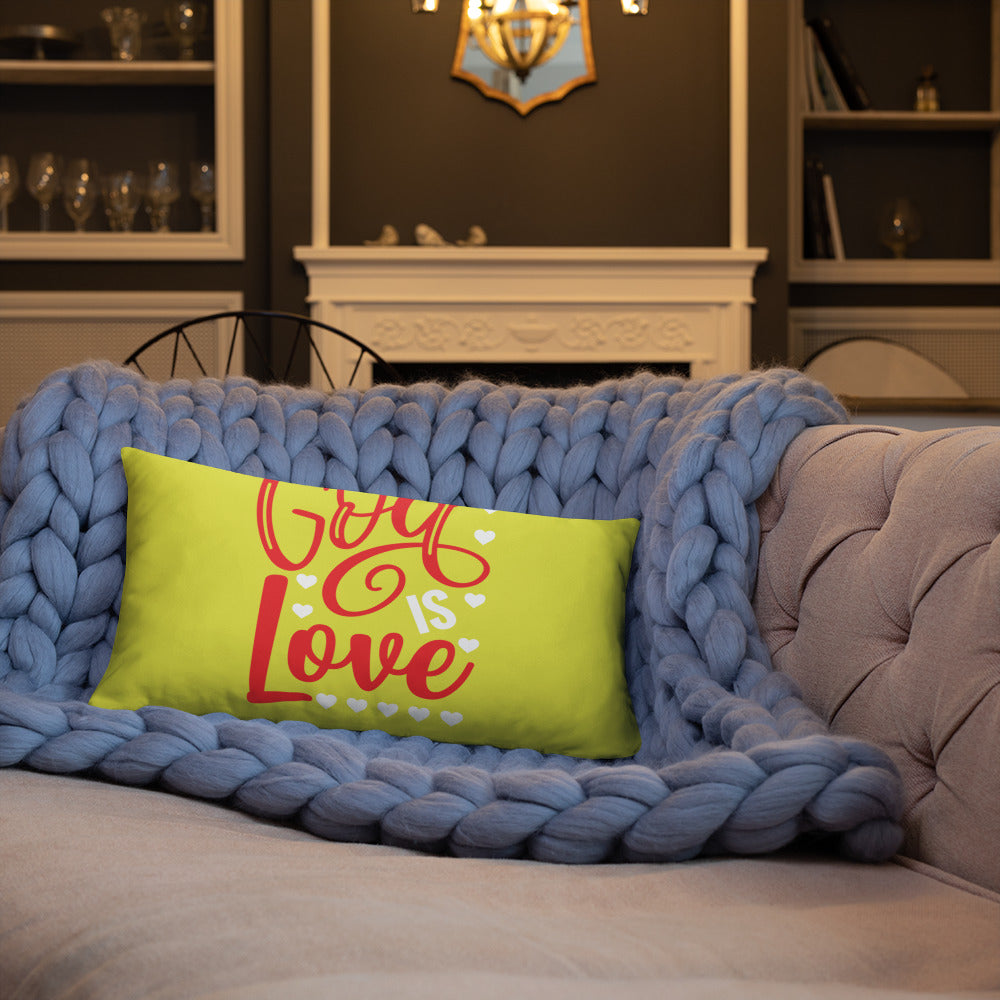 God is Love Basic Pillow