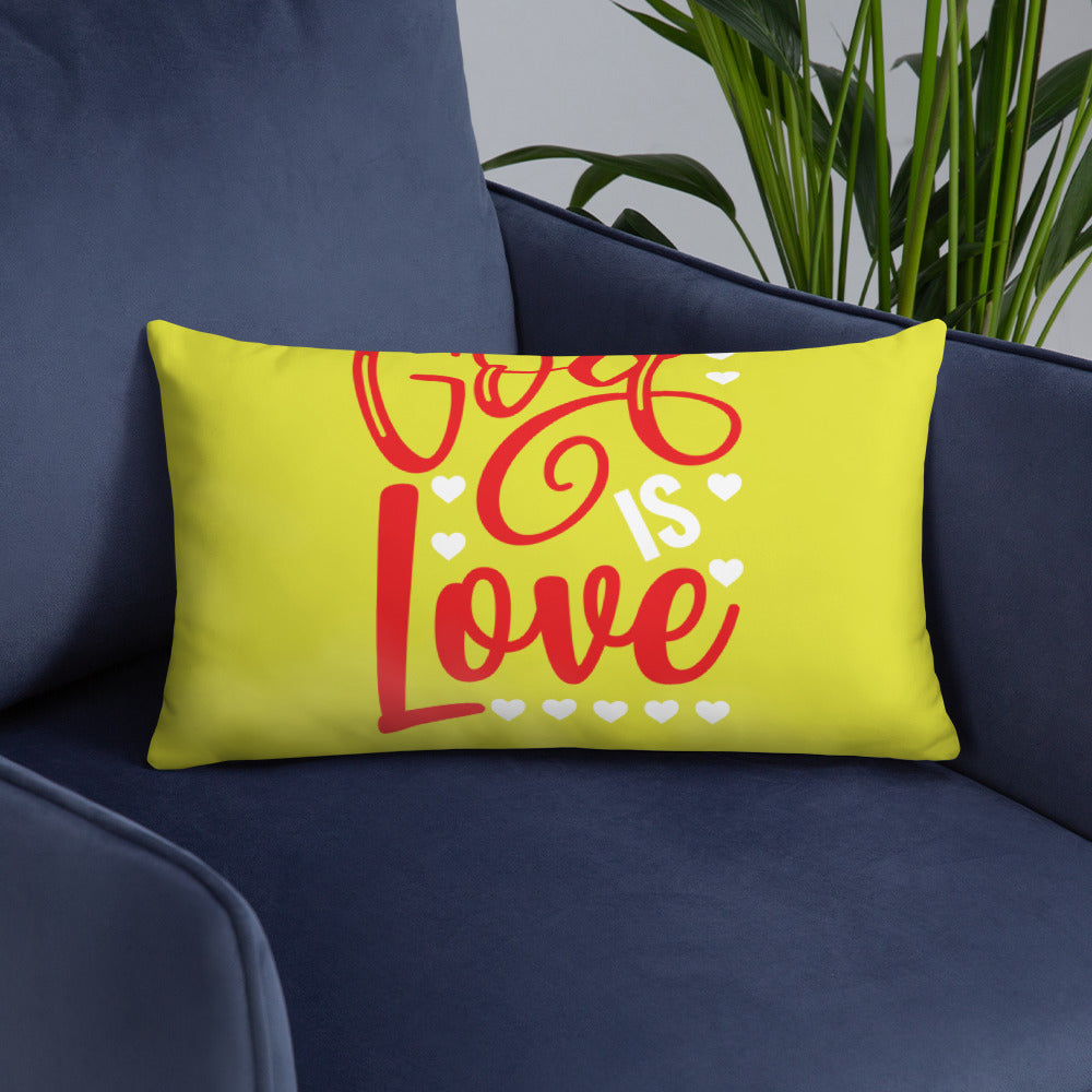 God is Love Basic Pillow