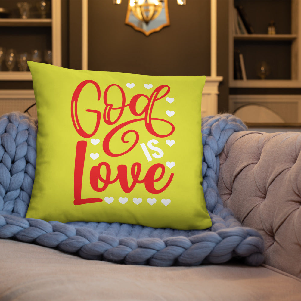 God is Love Basic Pillow