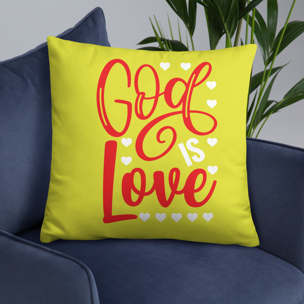 God is Love Basic Pillow