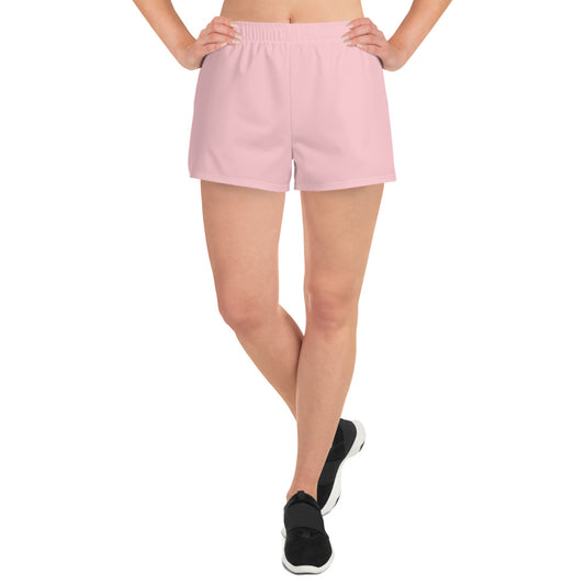 Women's Light Pink Athletic Short Shorts