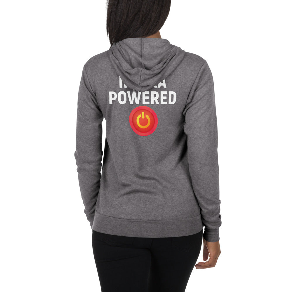 Injera Powered Unisex Zip Hoodie