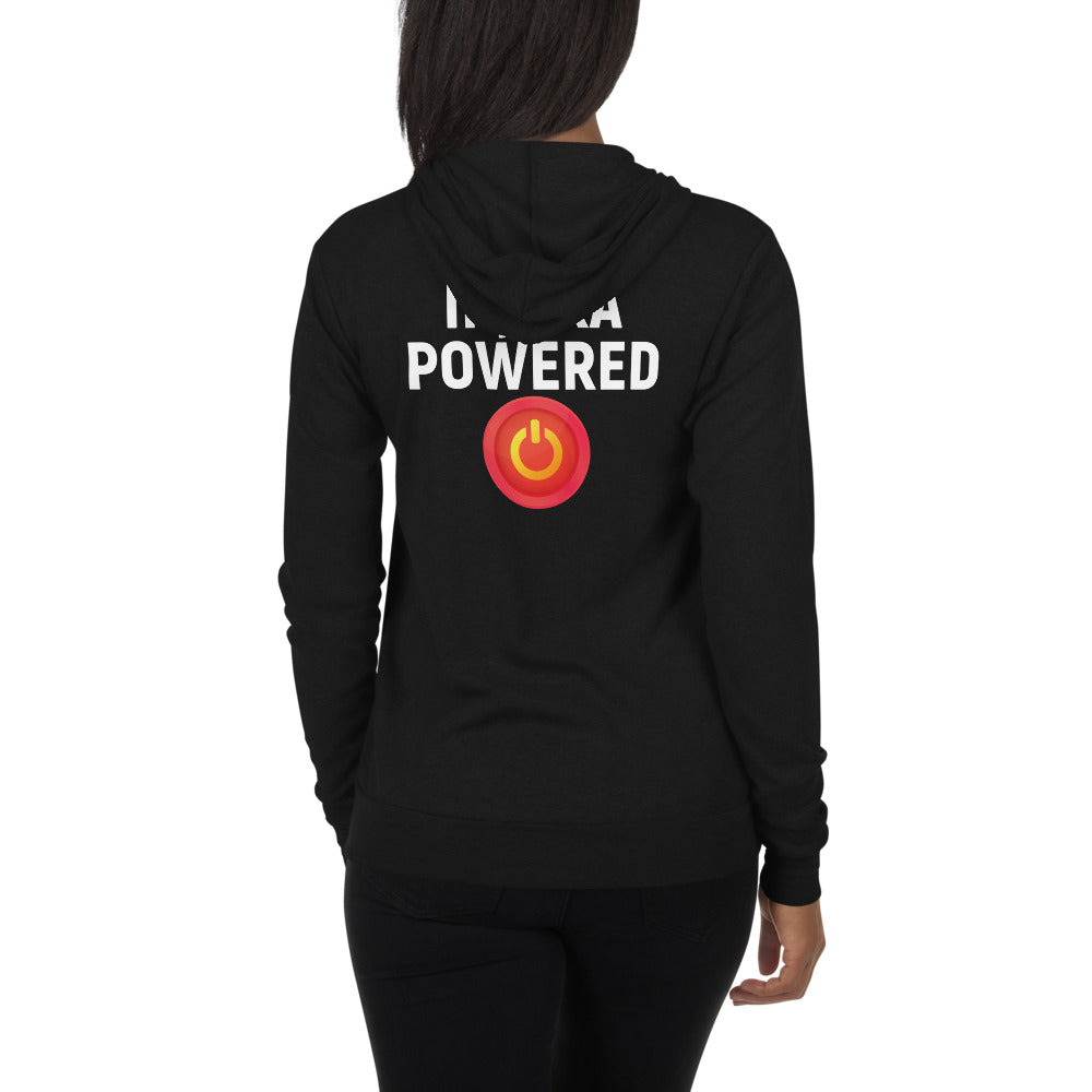 Injera Powered Unisex Zip Hoodie