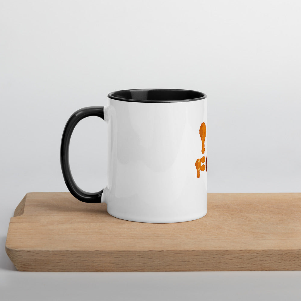 I Love Food Mug with Color Inside